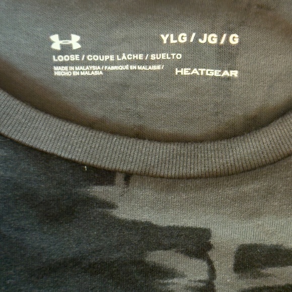 Gray Youth T-Shirt by UNDER ARMOUR - Graphic Design - Picture 6 of 8
